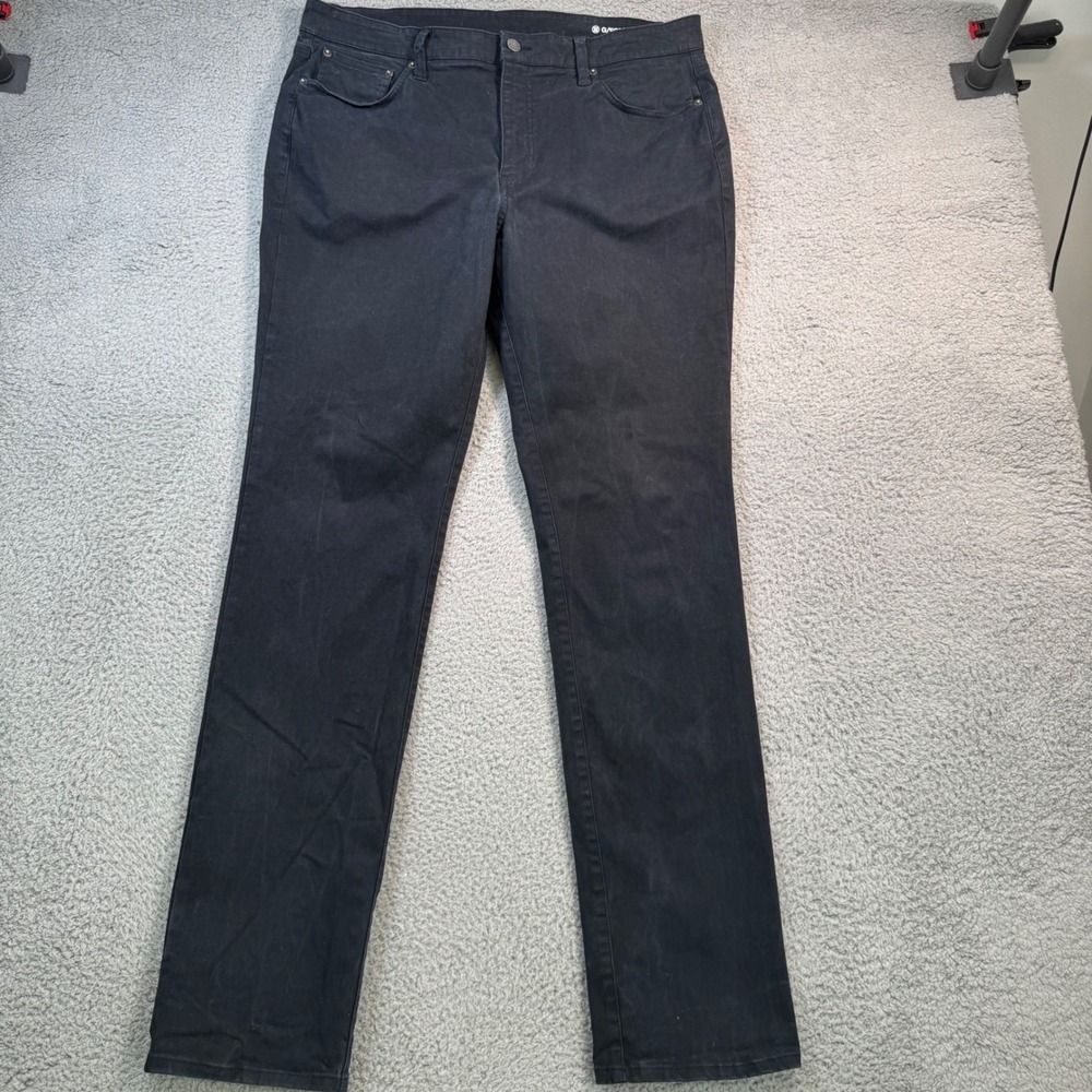 G/FORE Mens 5-Pocket Golf Pants Black‎ Slim Straight Stretch Size 36x33